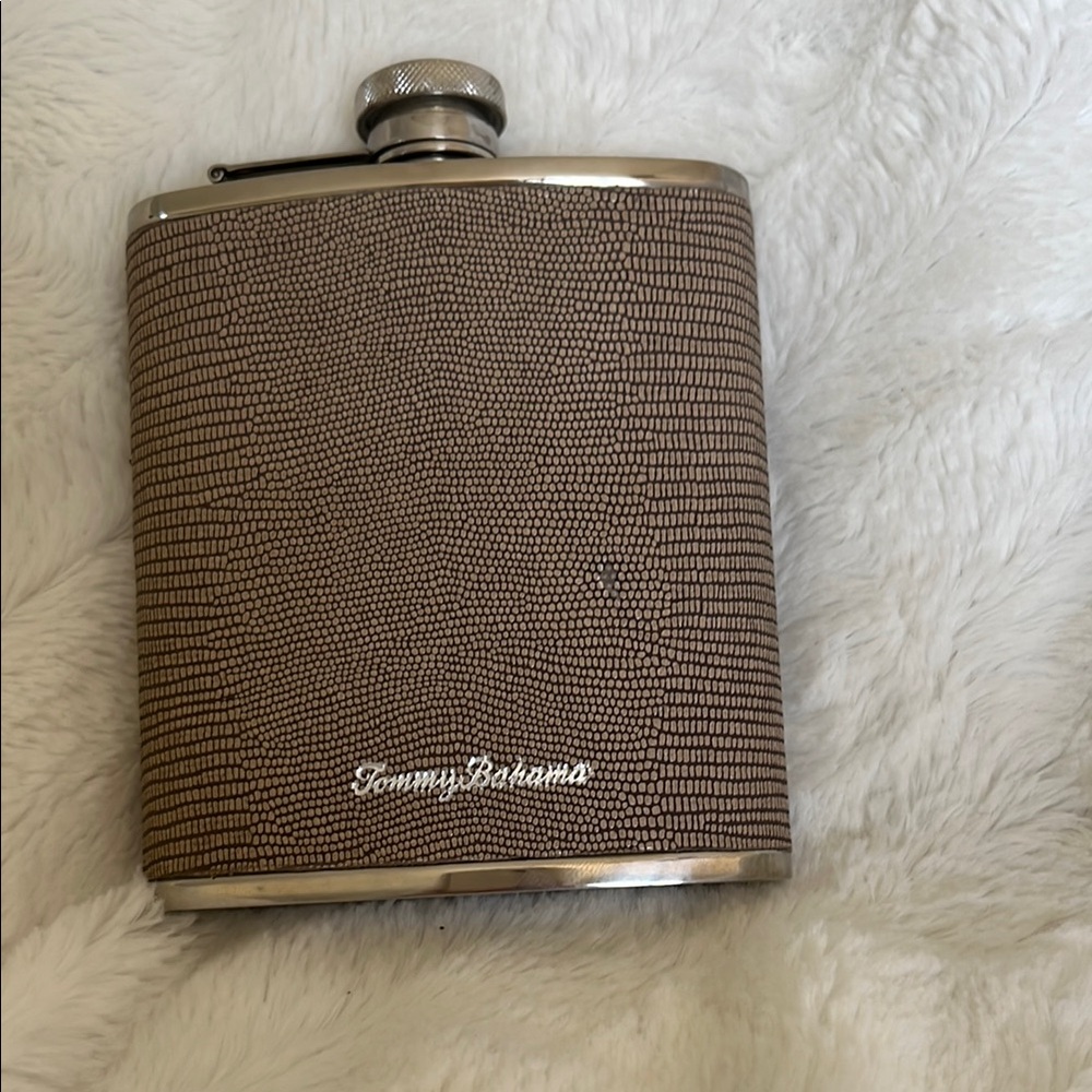 Tommy Bahama Brown Flask